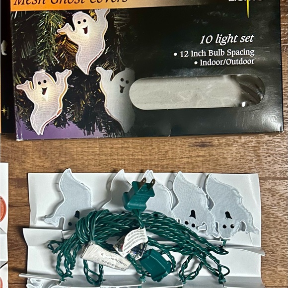 Roman Inc. • Halloween Light Set • Pumpkin • Ghost • 2 Boxes (20 Lights) • New - Picture 15 of 16
